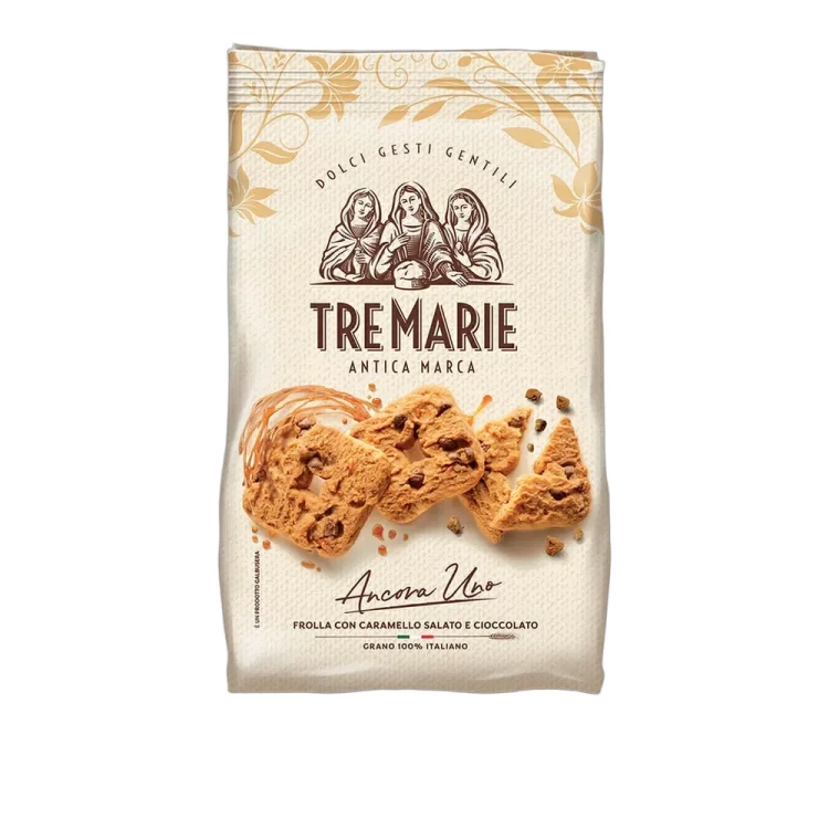 Ciastka kruche karmelowe z kawałkami czekolady TRE MARIE 315G - widok szczegółowy 2