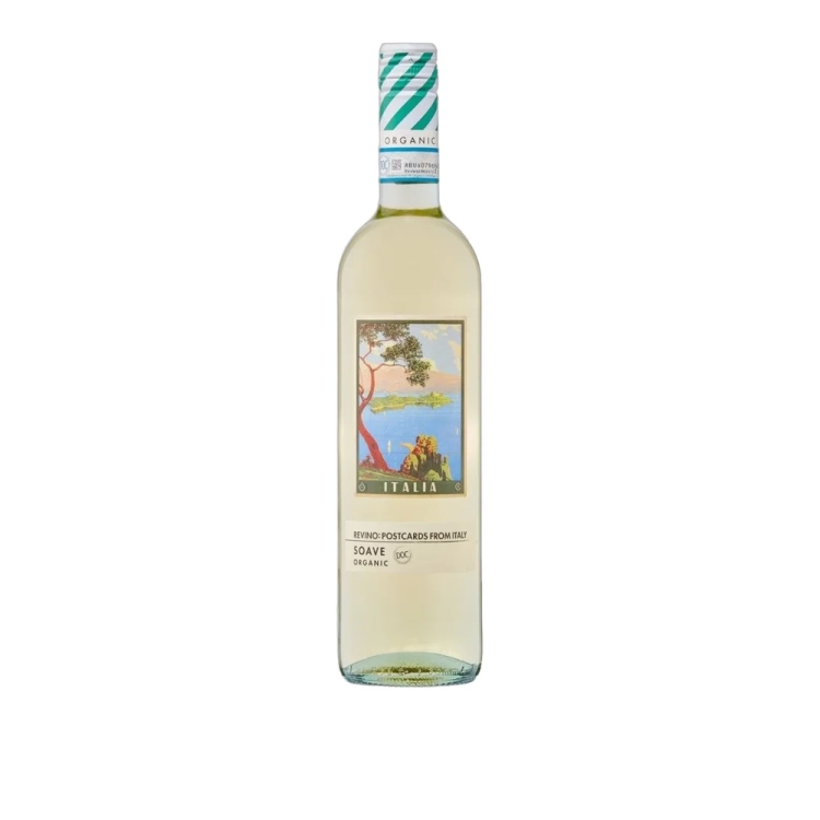 Wino białe Ekologiczne Revino Postcard from Italy Soave Organic 750ml - widok szczegółowy 2