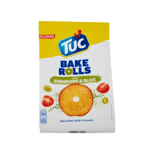 Krakersy  BAKE ROLLS al Gusto Pomodoro e Olive TUC 150 g - widok szczegółowy 2