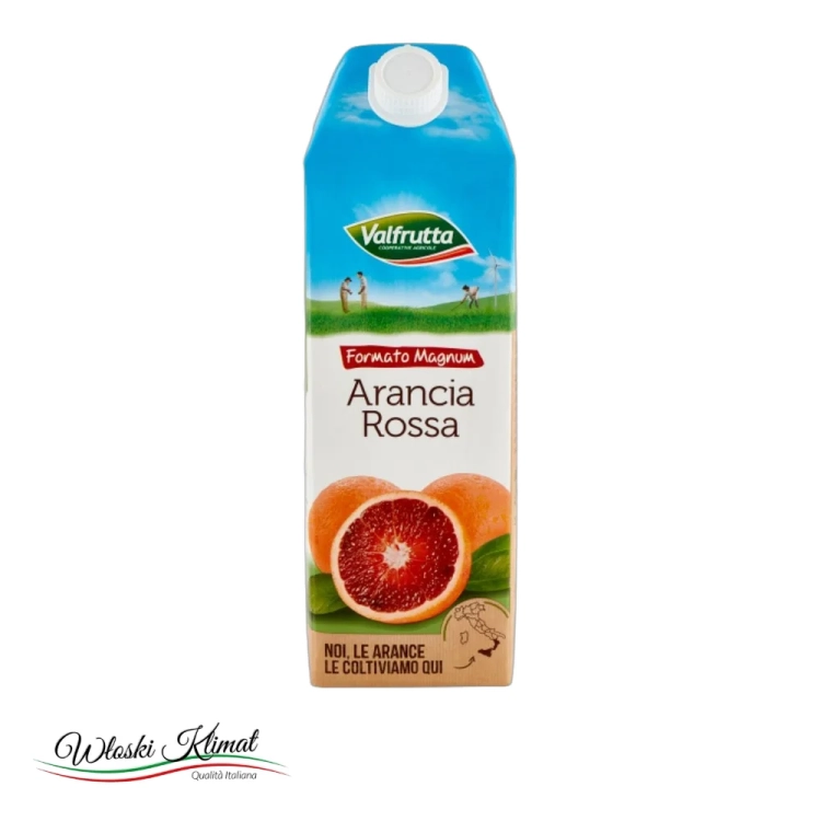 Napój Czerwona Pomarańcza Arancia Rossa Valfrutta 1,5L - widok z przodu / opakowanie