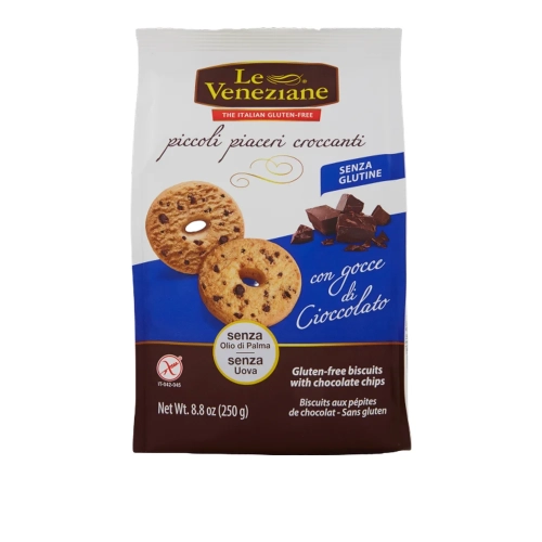 Ciastka z czekoladą bez glutenu Veneziane 250 g - widok szczegółowy 2