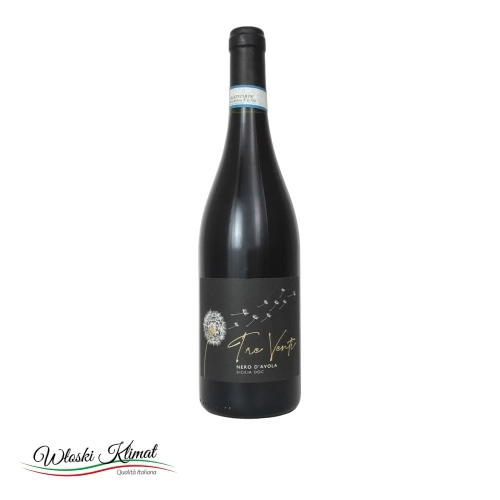 Wino czerwone Nero D'Avola Tre Venti 750ml - widok z przodu / opakowanie