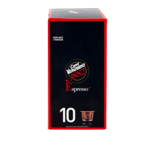 Kawa w kapsułkach kompatybilnych z Nespresso Espresso 10 szt. Vergnano - widok szczegółowy 2