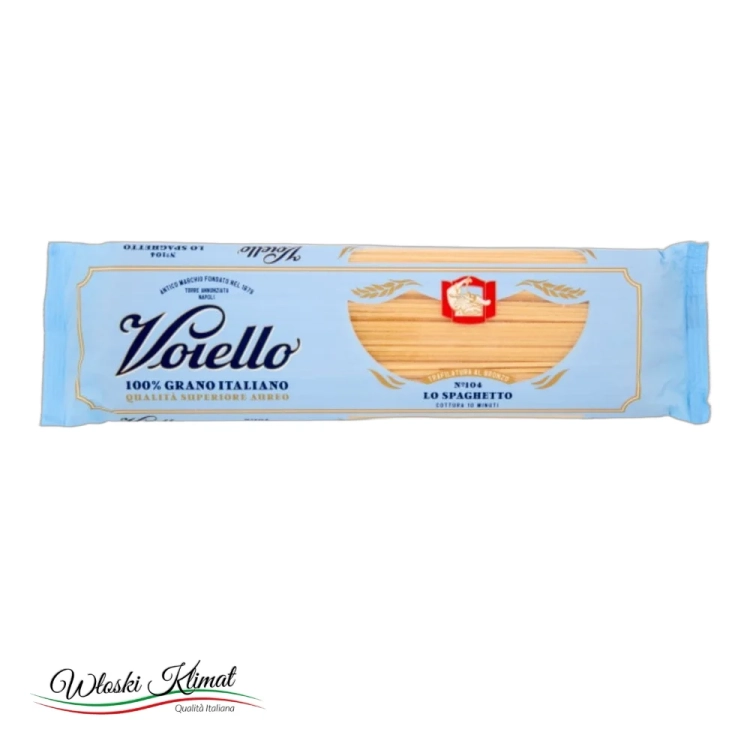 Makaron Spaghetti N°104 VOIELLO 500g - widok z przodu / opakowanie