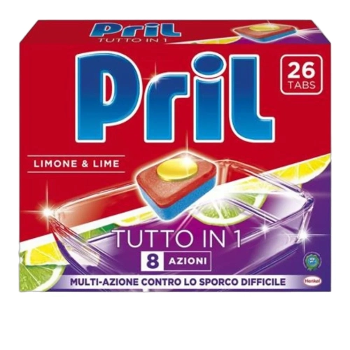 Tabletki do zmywarki Cytryna Limonka LIMONE&LIME 26 szt PRIL - widok szczegółowy 2