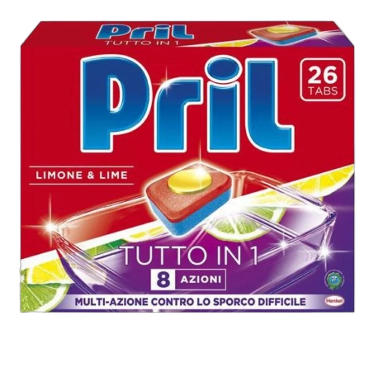 Tabletki do zmywarki Cytryna Limonka LIMONE&LIME 26 szt PRIL - widok szczegółowy 2