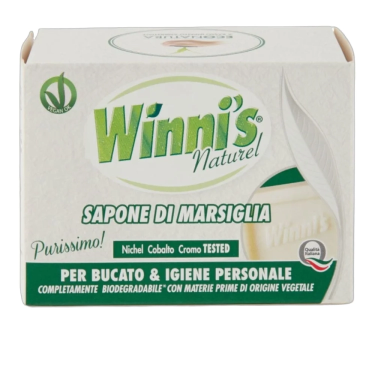 Mydło marsylskie naturalne Sapone di Marsiglia WINNI'S 250g - widok szczegółowy 2
