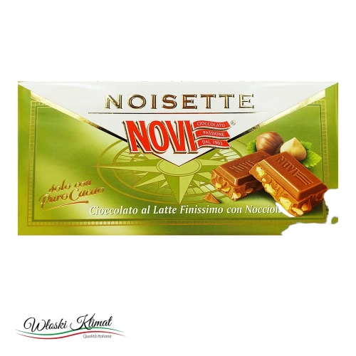 Czekolada mleczna z orzechami Novi Noisette 100 g - widok z przodu / opakowanie