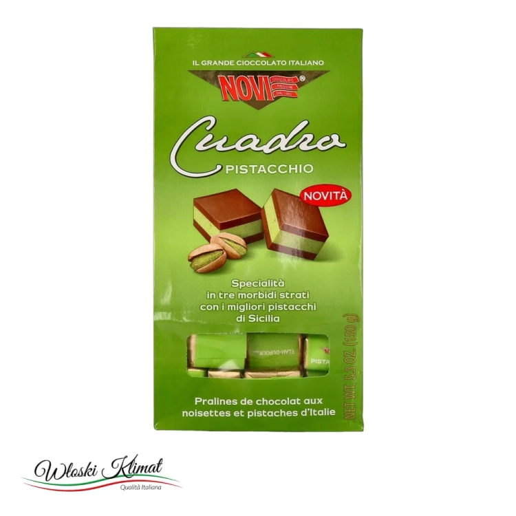 Praliny pistacjowe Novi cremino 150 g - widok z przodu / opakowanie