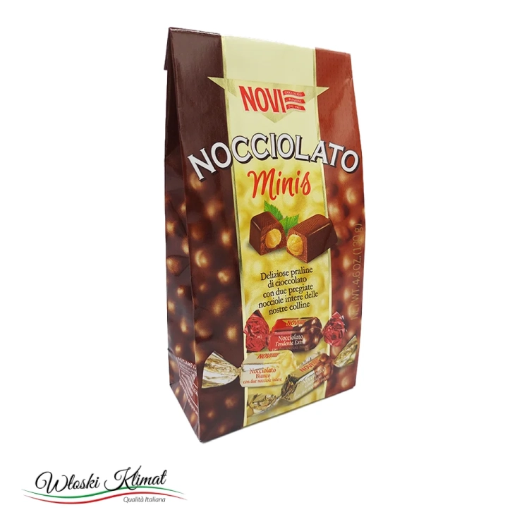 Praliny z orzechami Novi Nocciolato minis 130 g - widok z przodu / opakowanie