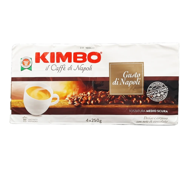 Kawa mielona KIMBO Gusto di Napoli 4 x 250g - widok szczegółowy 2