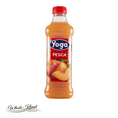 Sok brzoskwiniowy Pesca YOGA 1L - widok z przodu / opakowanie