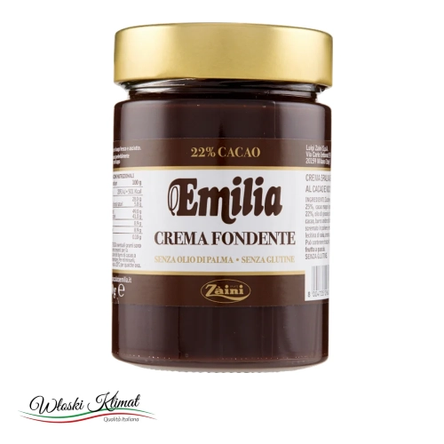 Krem czekoladowy Fondente Emilia ZAINI 350 g - widok z przodu / opakowanie