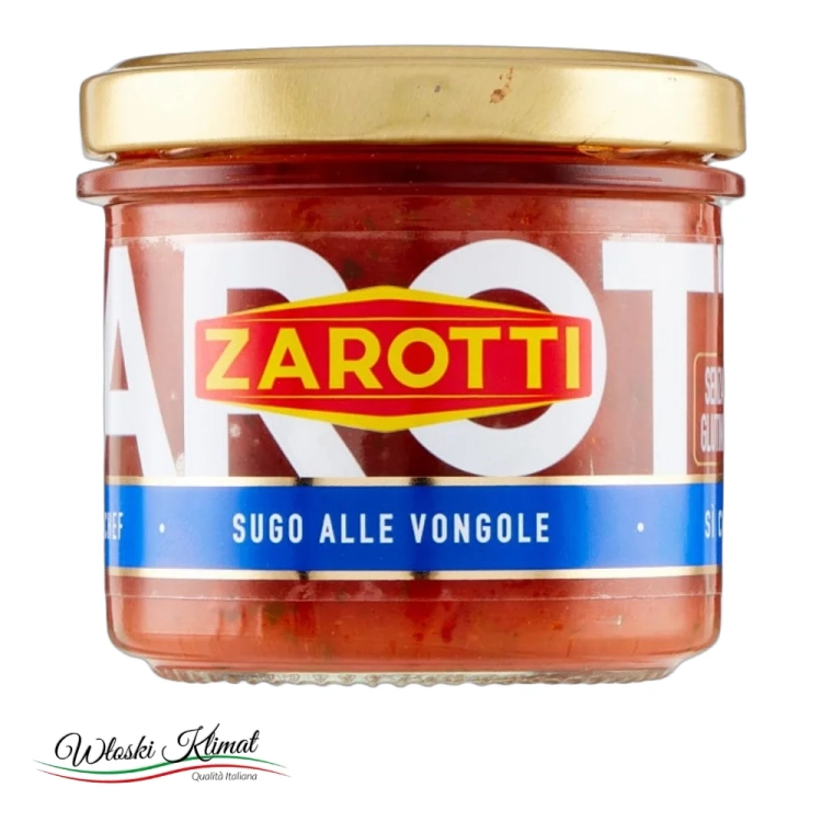 Sos z małży Sugo alle Vongole ZAROTTI 110g - widok z przodu / opakowanie