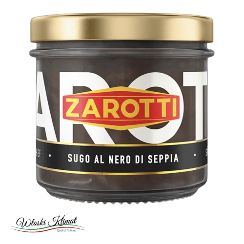 Sos z mątwy Zarotti Nero di sepia 110 g - widok z przodu / opakowanie