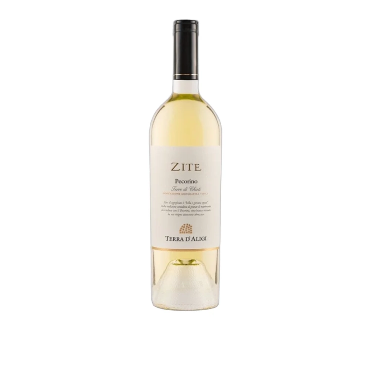 Wino białe Zite Pecorino Terre di Chieti Terra D'Aligi 750ml - widok szczegółowy 2