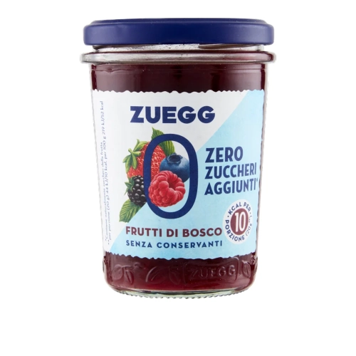 Włoska Konfitura owoce leśne BEZ cukru ZUEGG 220g - widok szczegółowy 2