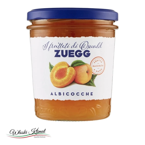 Konfitura ZUEGG z moreli 320 g - widok z przodu / opakowanie