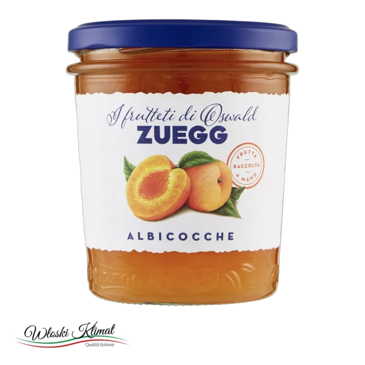 Konfitura ZUEGG z moreli 320 g - widok z przodu / opakowanie