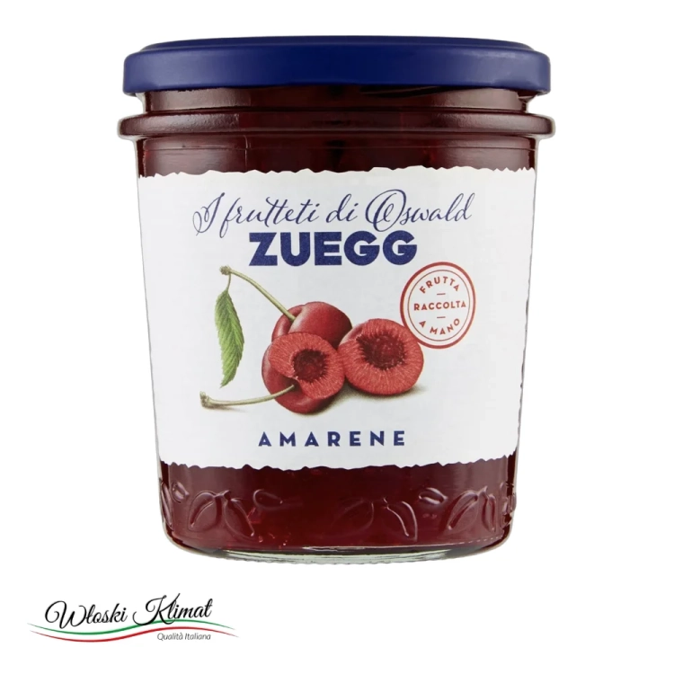 Konfitura ZUEGG z wiśni 320 g - widok z przodu / opakowanie
