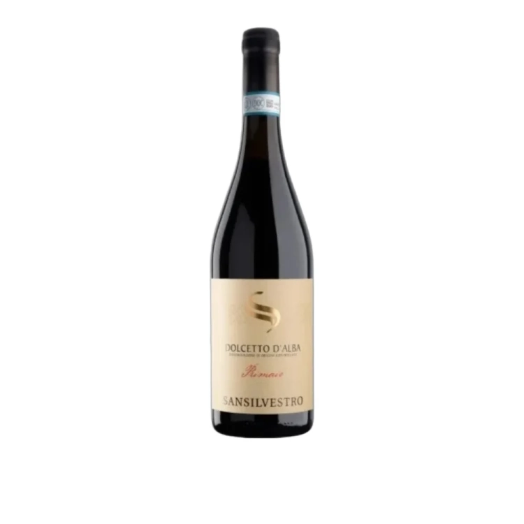 Wino wytrawne czerwone DOLCETTO D'ALBA DOC PRIMAIO SAN SILVESTRO 750ML - widok szczegółowy 2