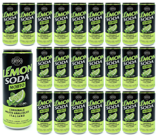 Lemon Soda Mojito Fonti di Crodo 330 ml X 24 szt.