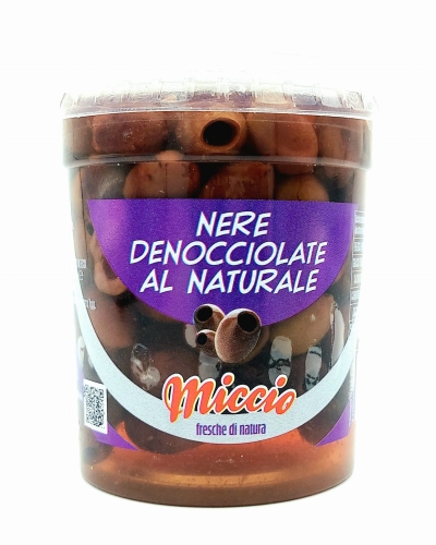 Oliwki czarne drylowane Miccio 200 g